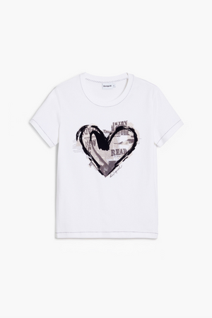 Newspaper Heart T-Shirt