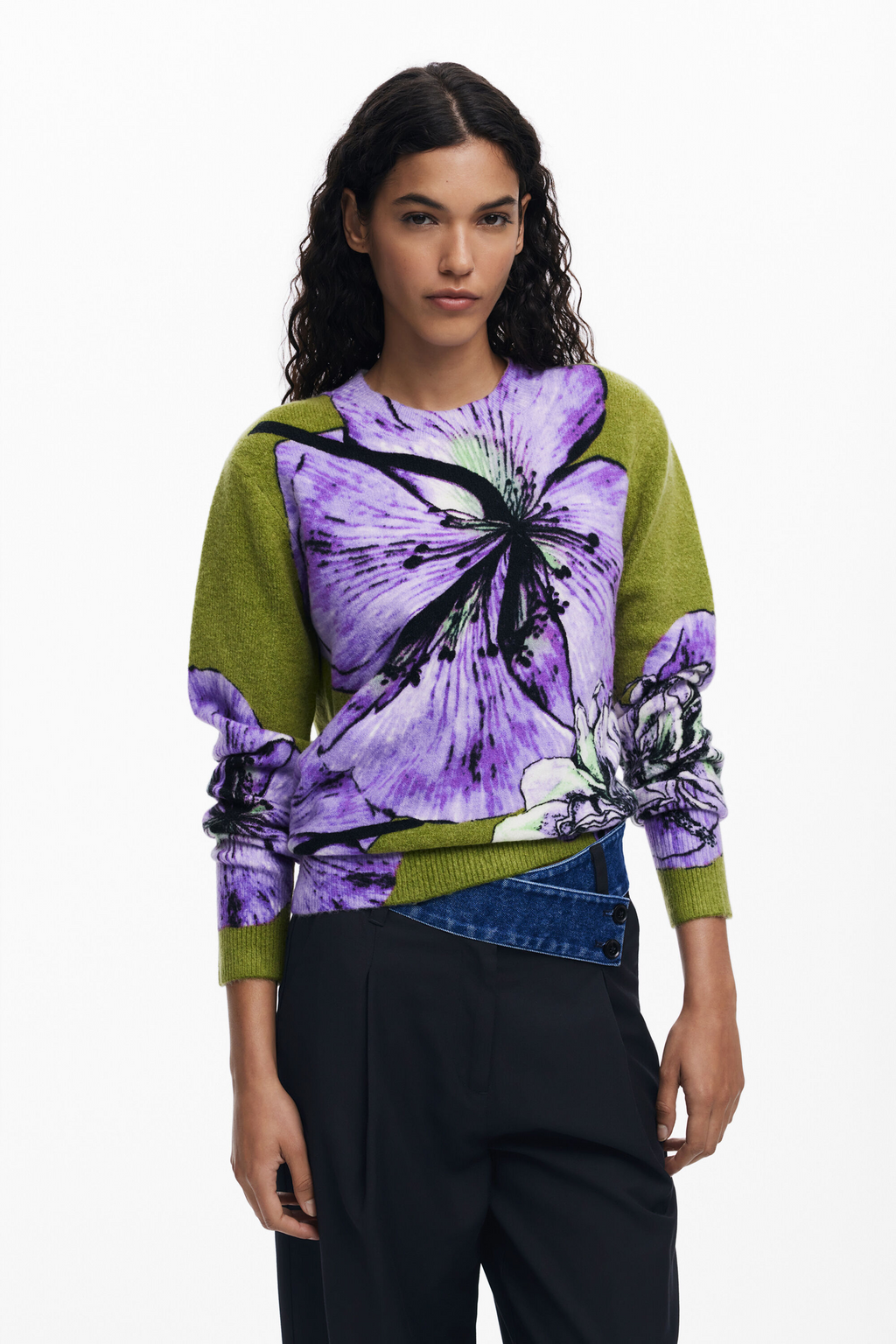 Flower Sweater designed by Mr. Christian Lacroix