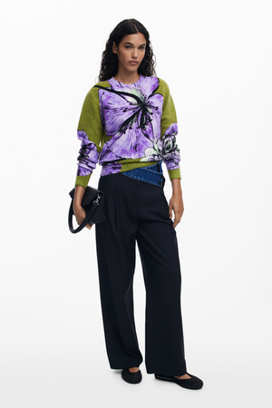 Flower Sweater designed by Mr. Christian Lacroix