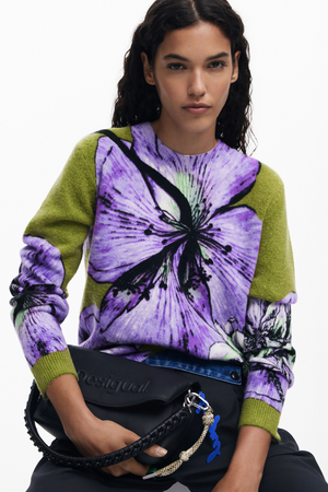 Flower Sweater designed by Mr. Christian Lacroix