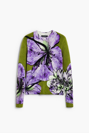Flower Sweater designed by Mr. Christian Lacroix