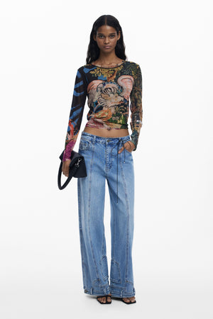 Dragon Long Sleeve T-Shirt designed by Mr. Christian Lacroix