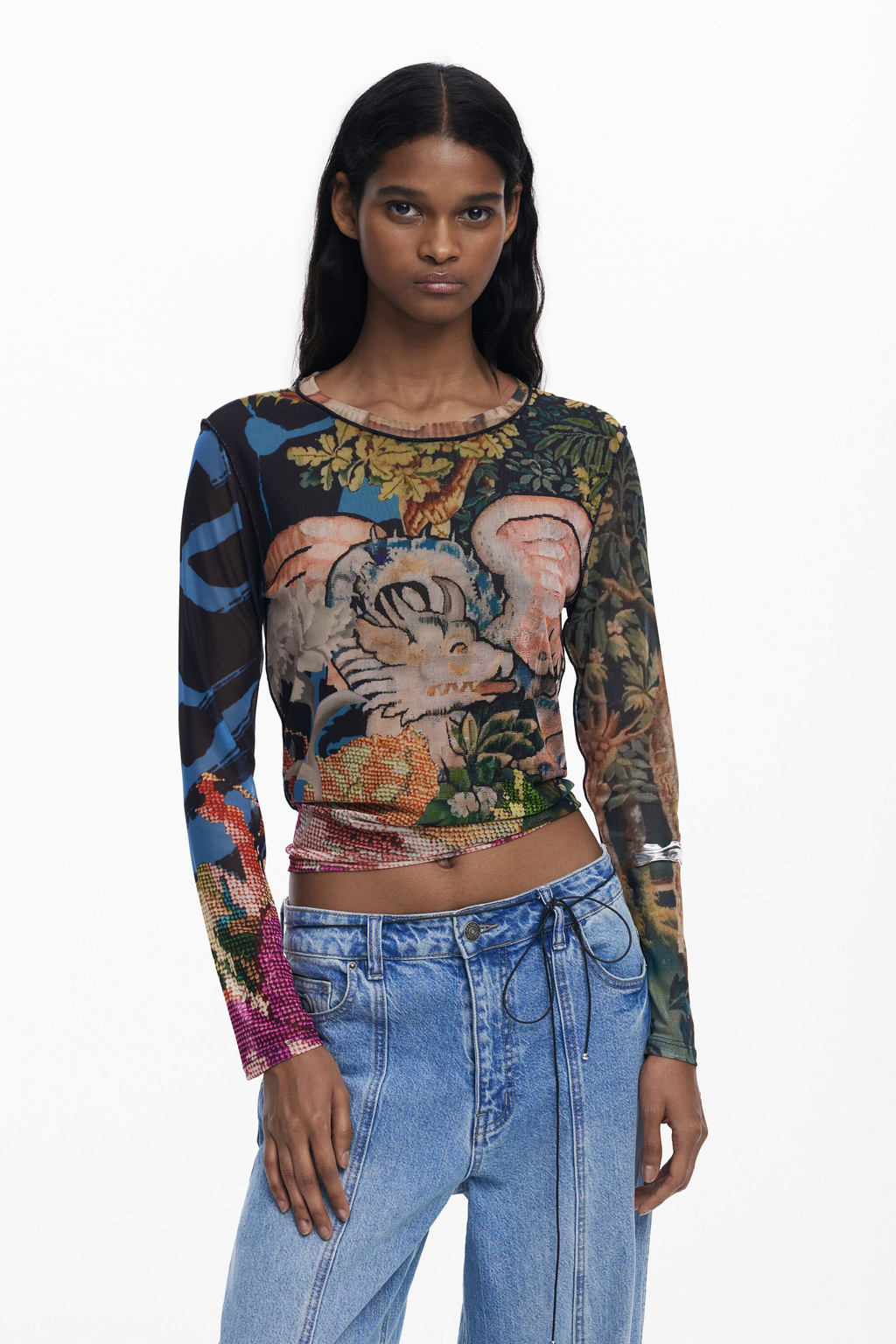 Dragon Long Sleeve T-Shirt designed by Mr. Christian Lacroix