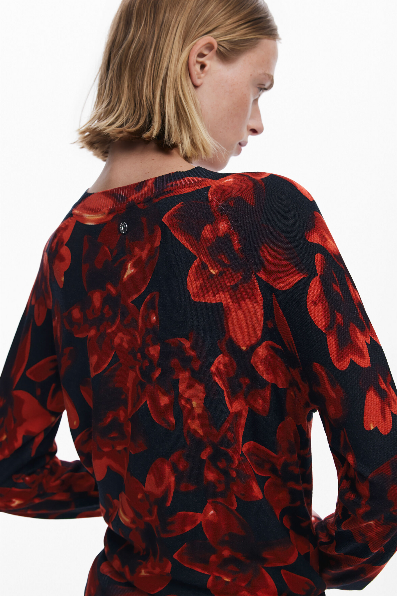 Lightweight Floral Sweater