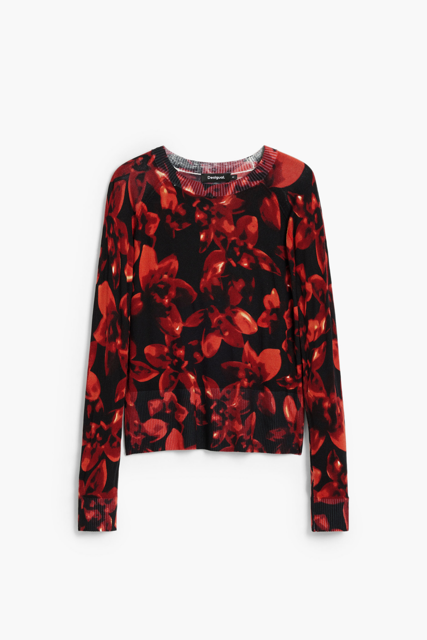 Lightweight Floral Sweater