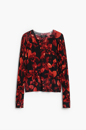 Lightweight Floral Sweater