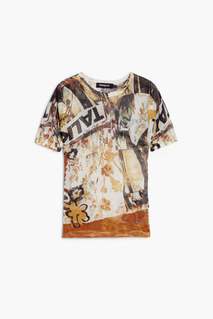 Collage Knit T-Shirt