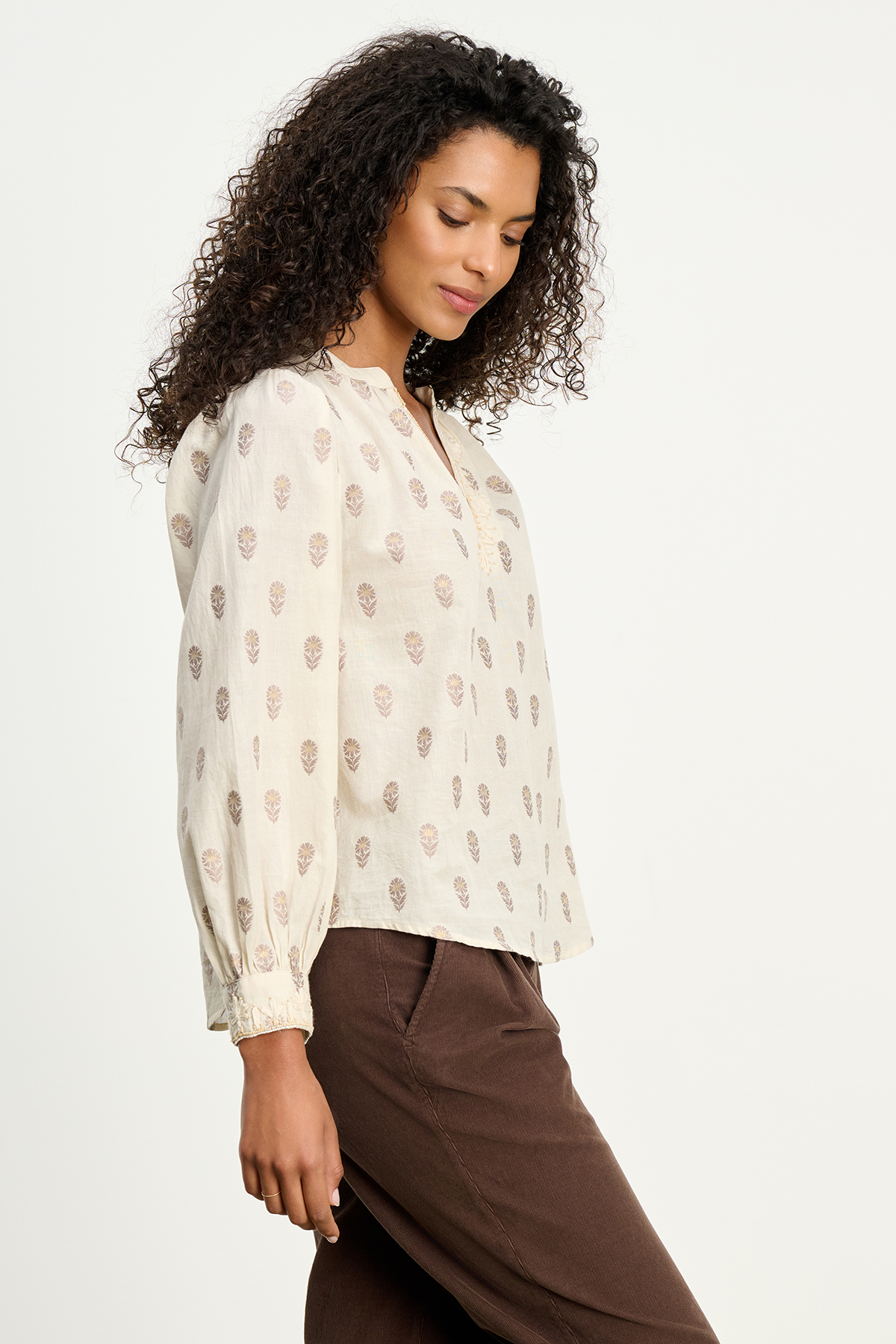 Ana Cotton Embroidered Blouse