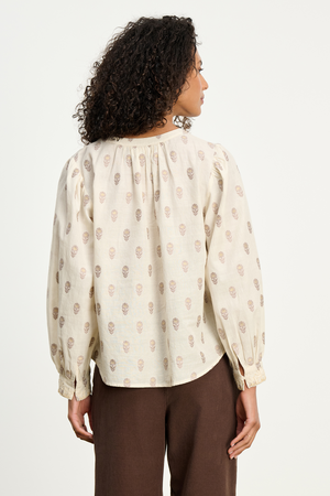 Ana Cotton Embroidered Blouse