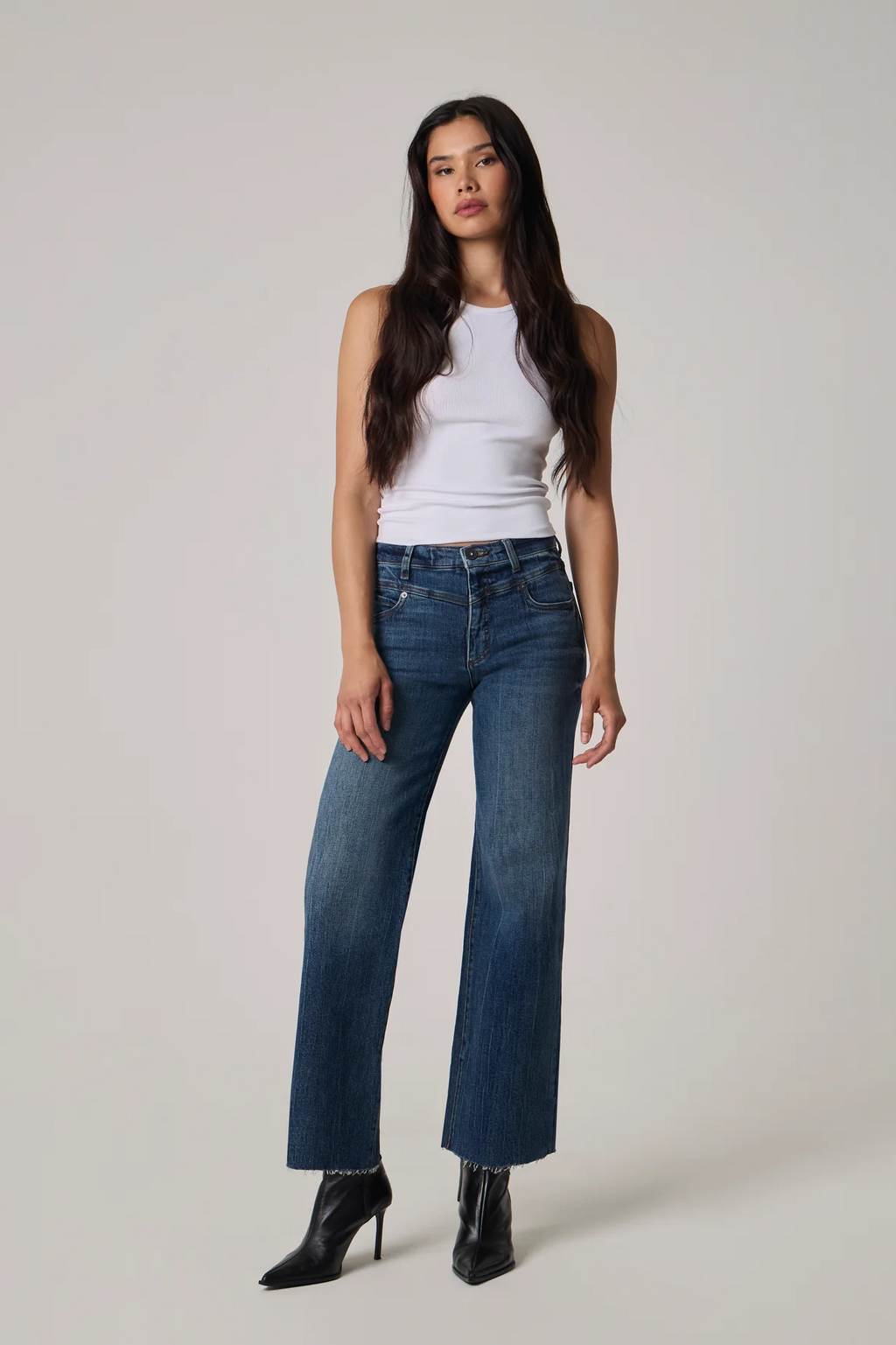 Conrad High Rise Wide Leg Jeans