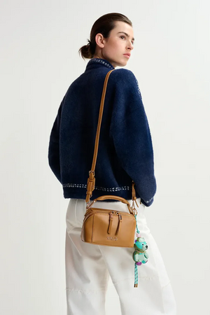 Ihoops Cardigan with Bow - Navy