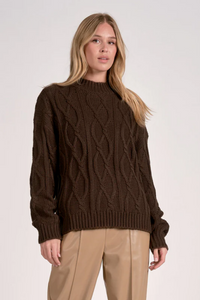 Cable sweater