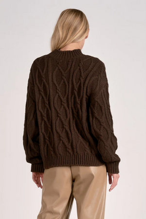 Cable sweater