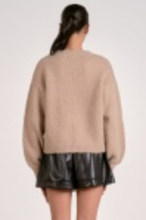 Cardigan tye sweater