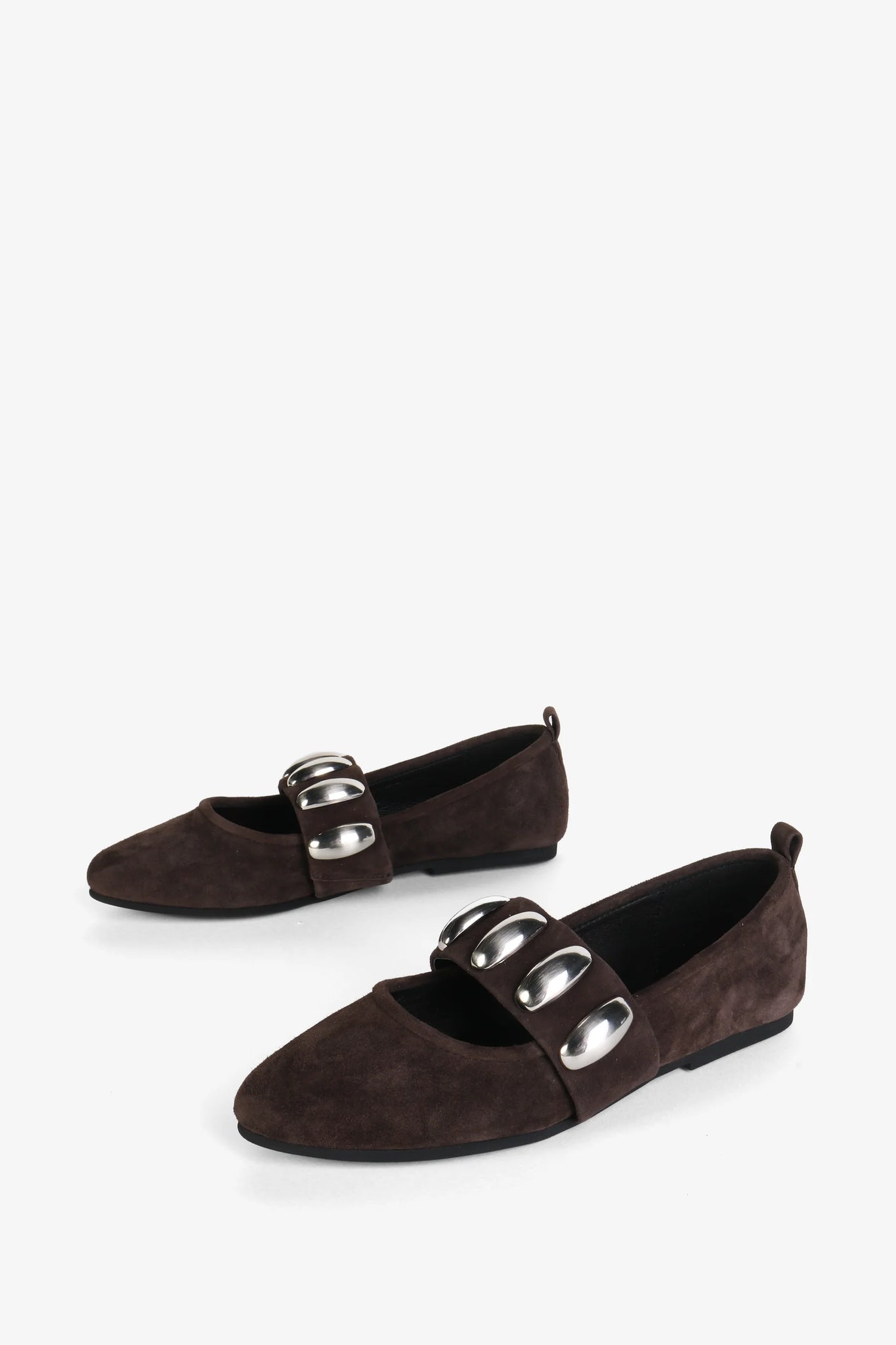 TONE OVERSIZED STUD MARY JANE FLAT