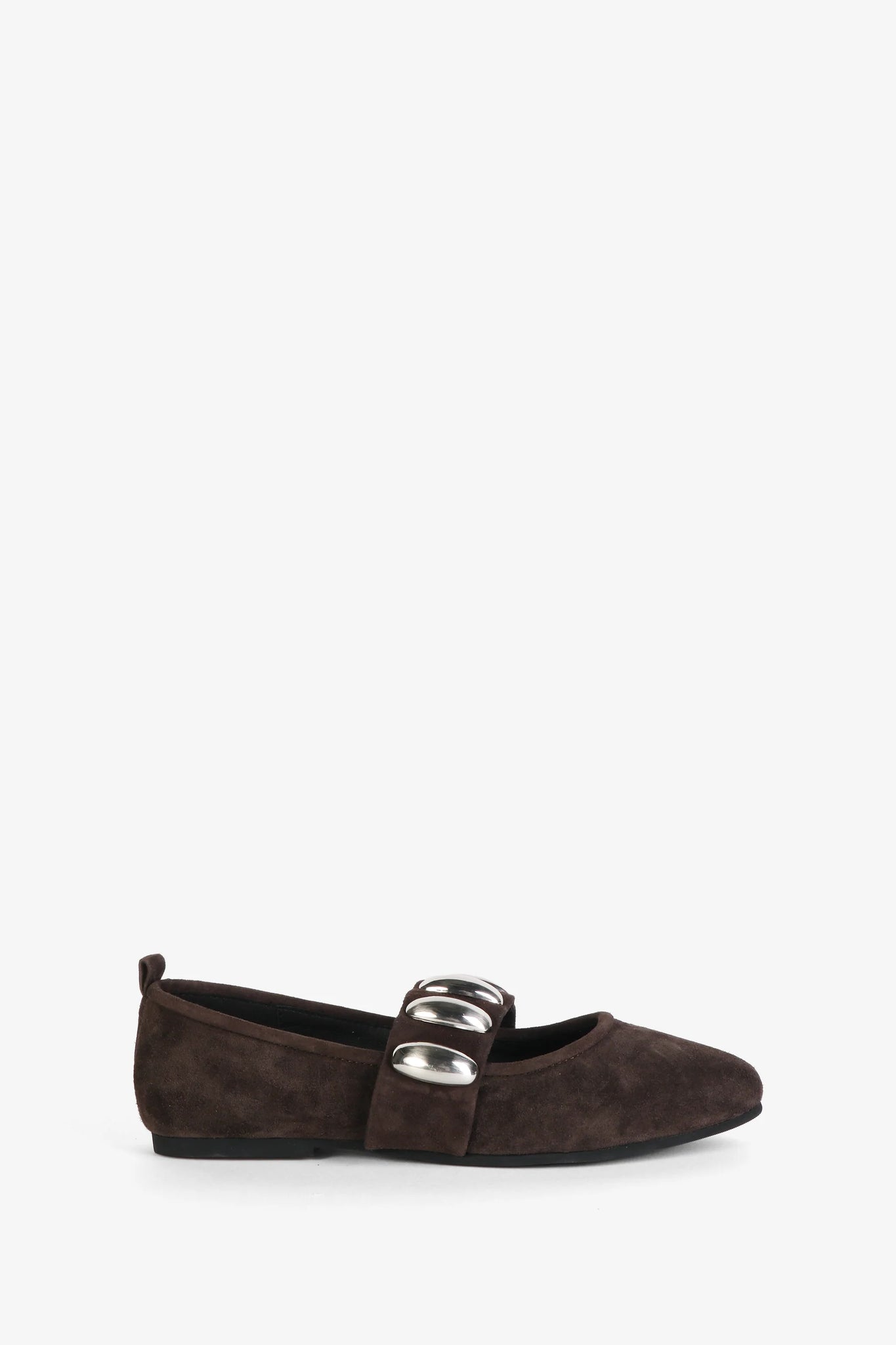 TONE OVERSIZED STUD MARY JANE FLAT