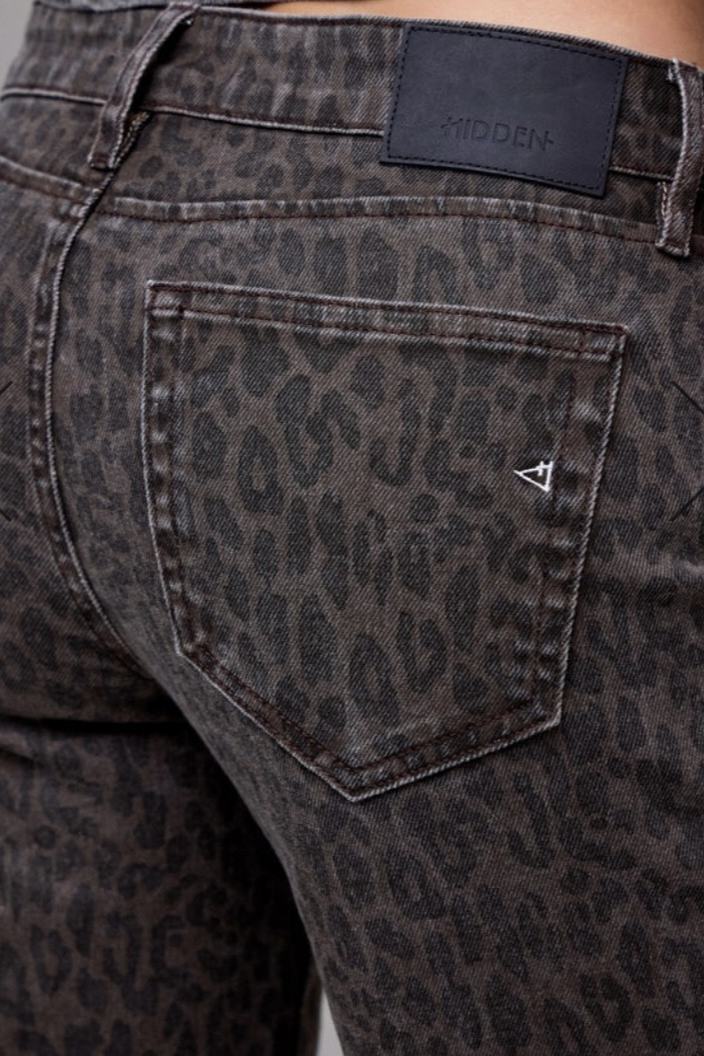 Happi brown cheetah stretch Trowser