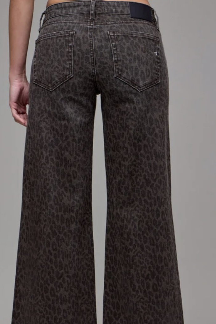 Happi brown cheetah stretch Trowser