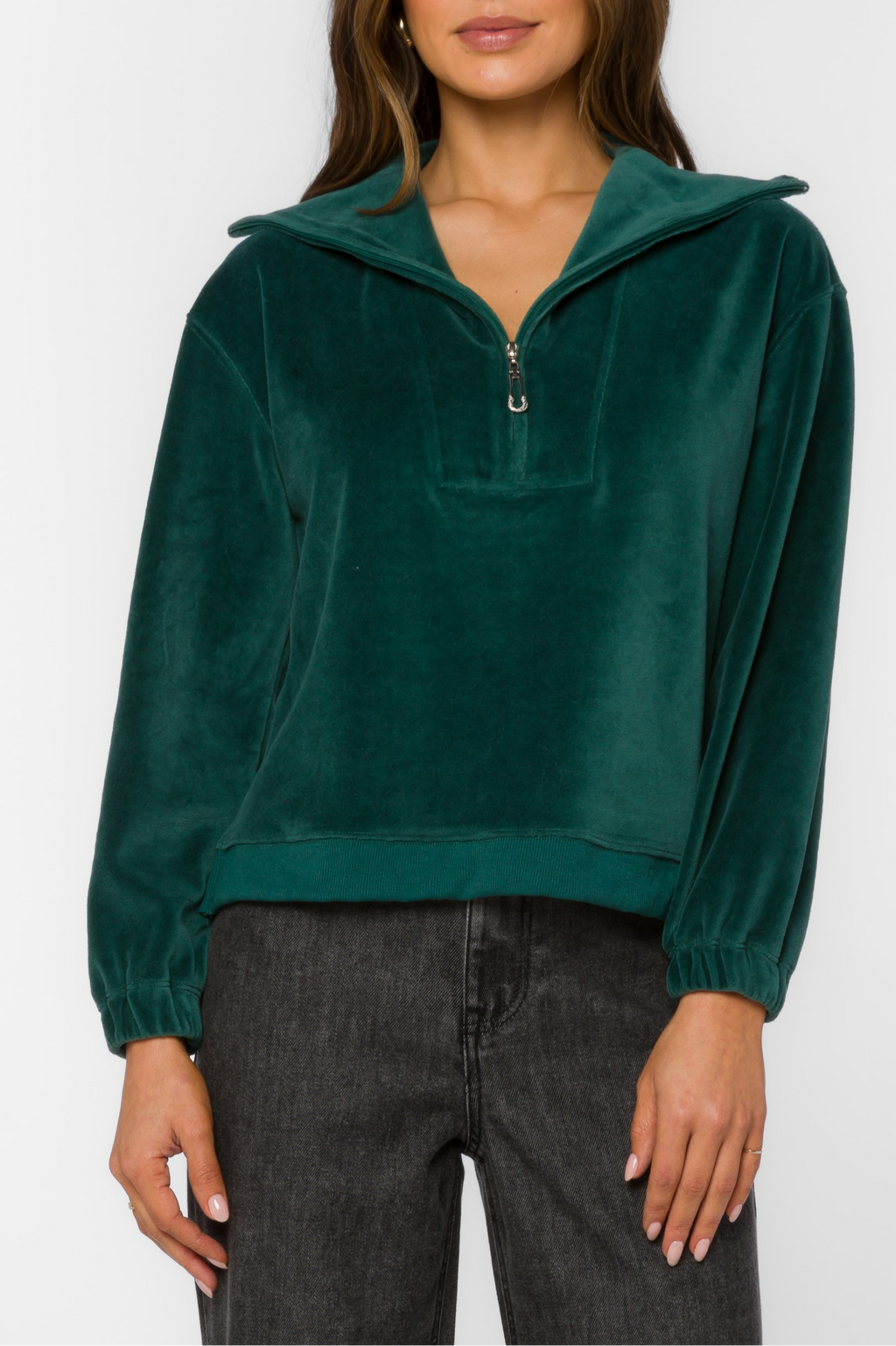 Cristy Velour Track ZipUp