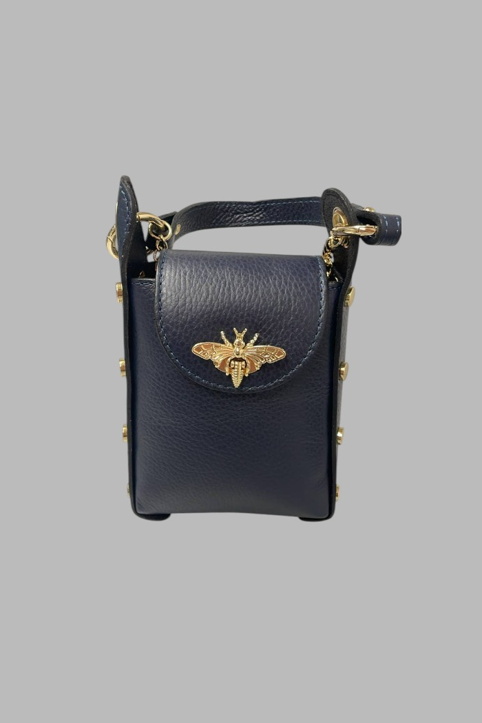 Bumble Bee Leather Crossbody Bag JIJOU CAPRI