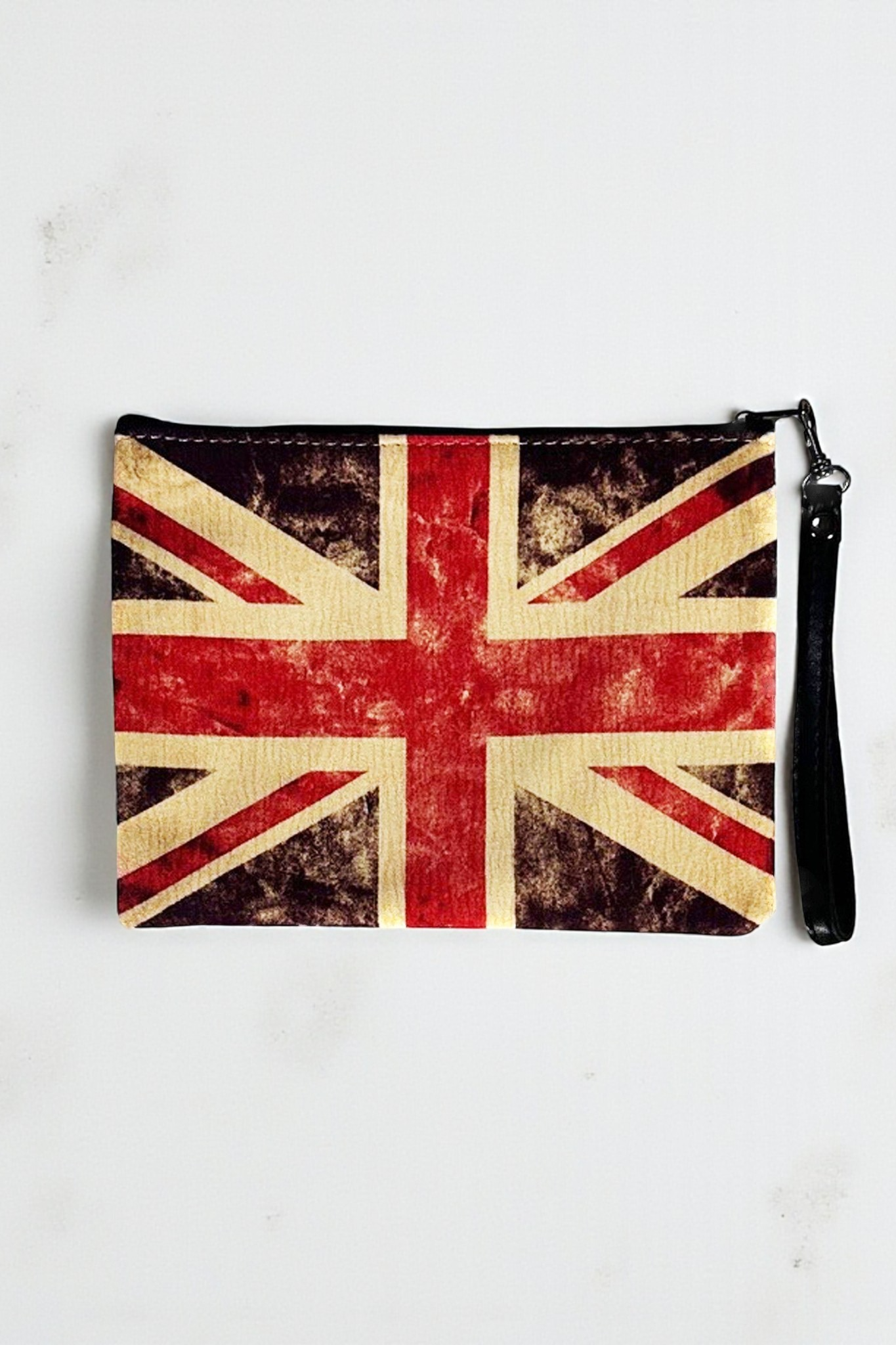 Faux Microsuede Wristlet