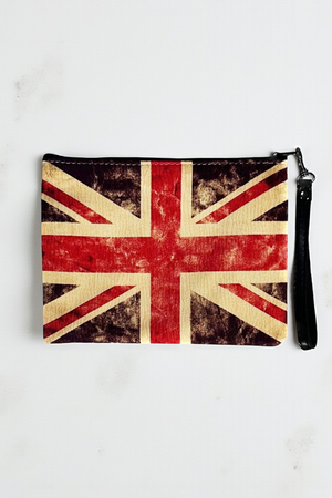 Faux Microsuede Wristlet