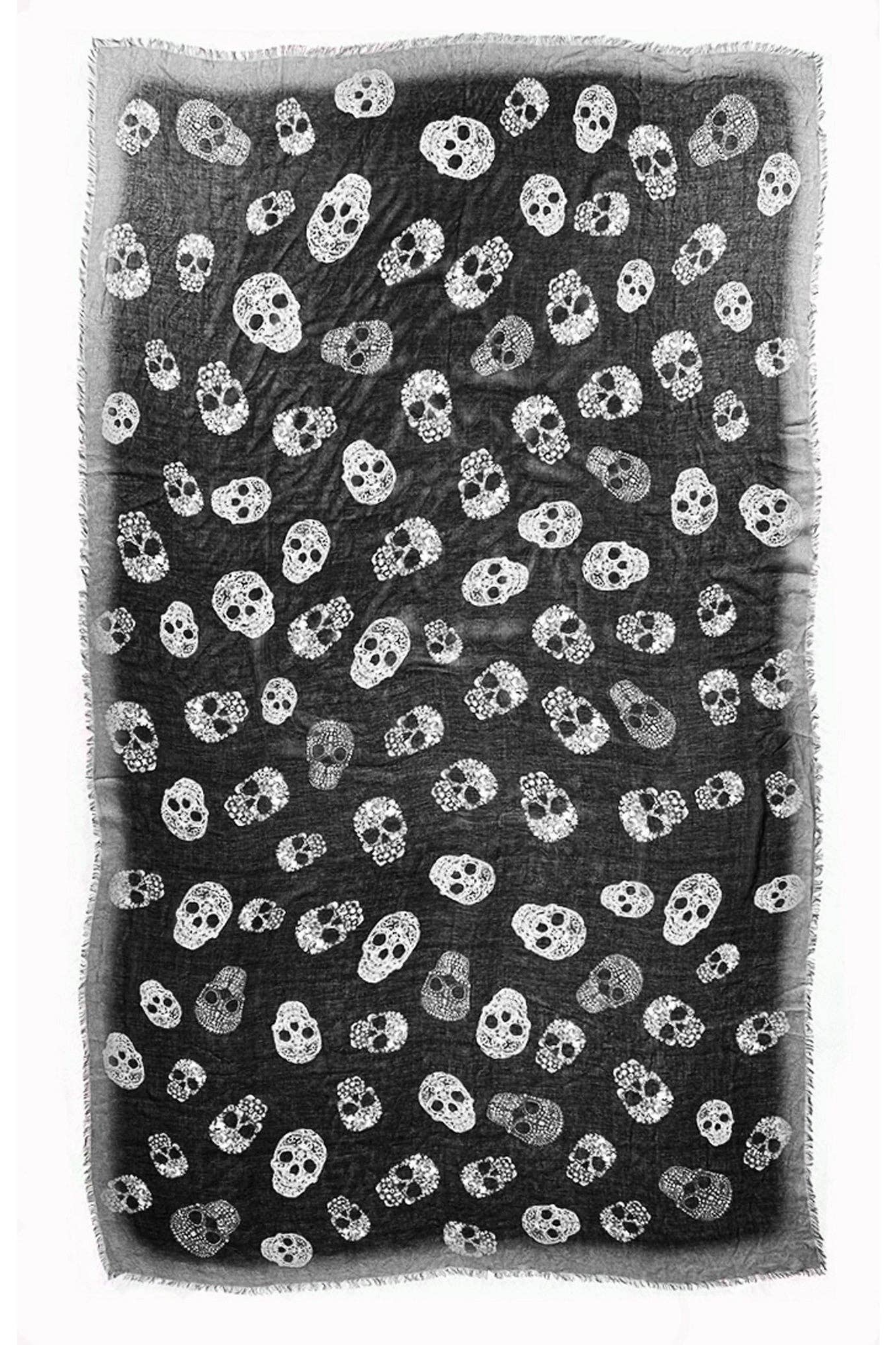 Vintage Frida Skulls Scarf