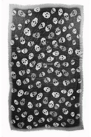 Vintage Frida Skulls Scarf