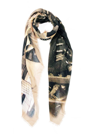 Nashville Guitars Scarf - Oblong