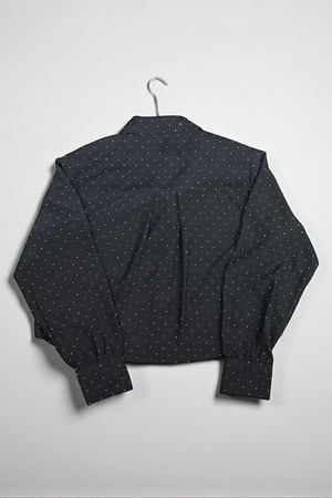 Lilith Long Sleeve Rhinestone Blouse