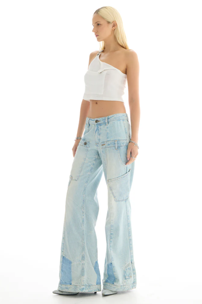 The Tales Reworked Denim Flares