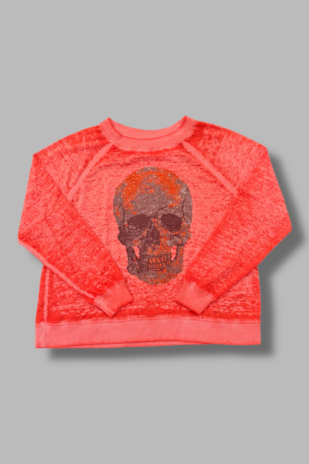 Bedazzled Skull Crewneck