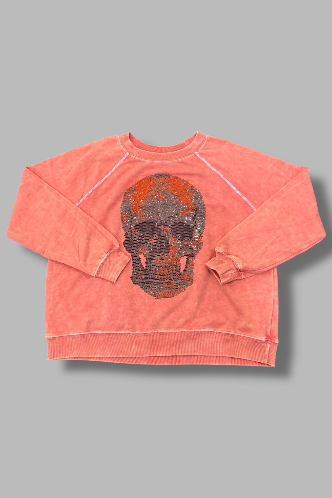 Bedazzled Skull Crewneck