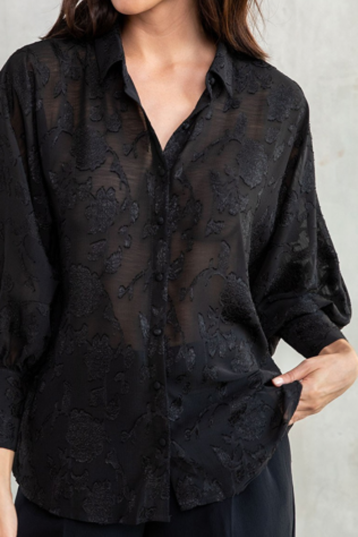 Jacquard Blouse