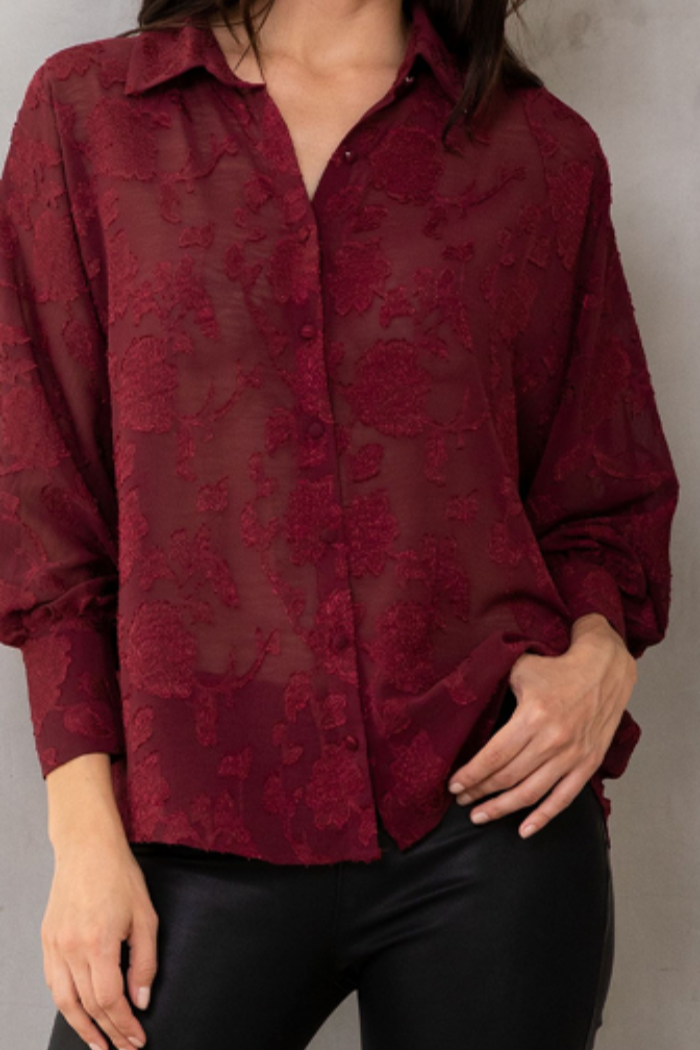 Jacquard Blouse