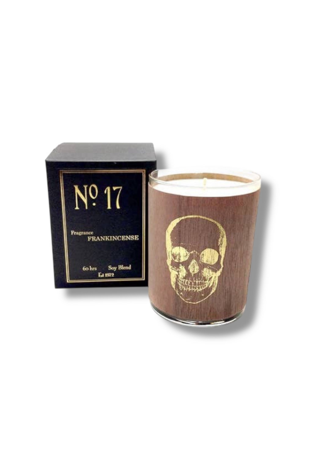 No. 17 Gold Skull Frankincense Candle