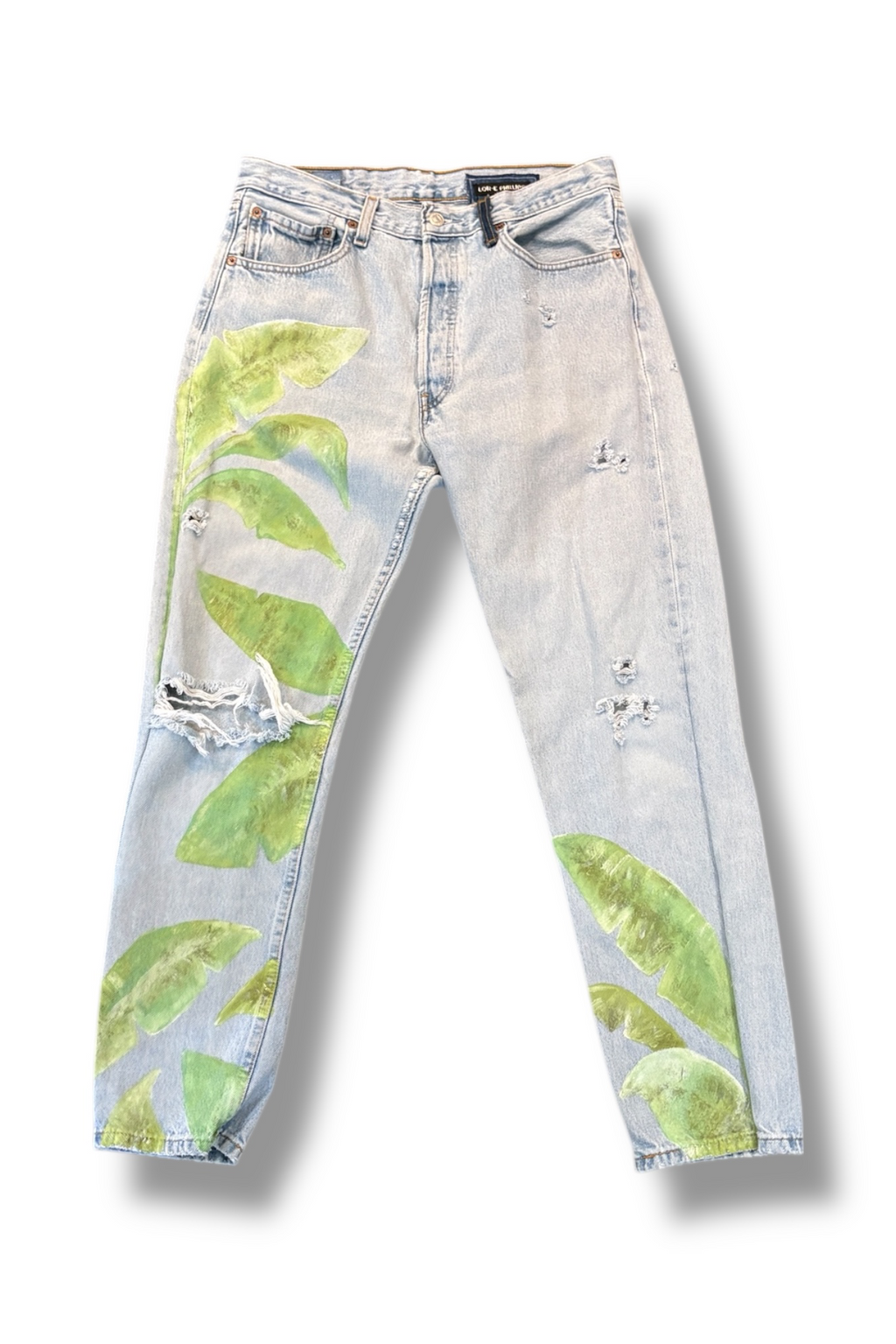 Custom Painted Straight Leg Levi’s W-32