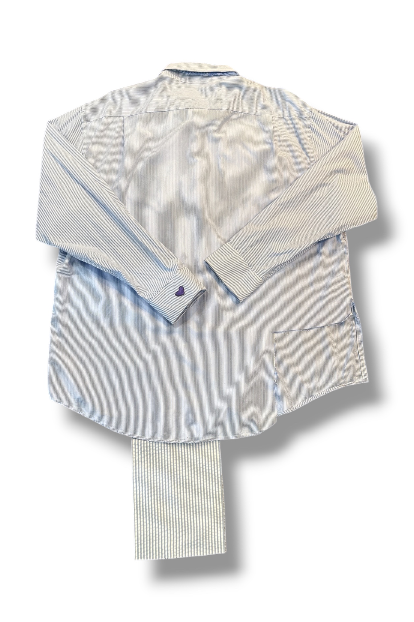 Custom Bow and Patchwork Button-Up