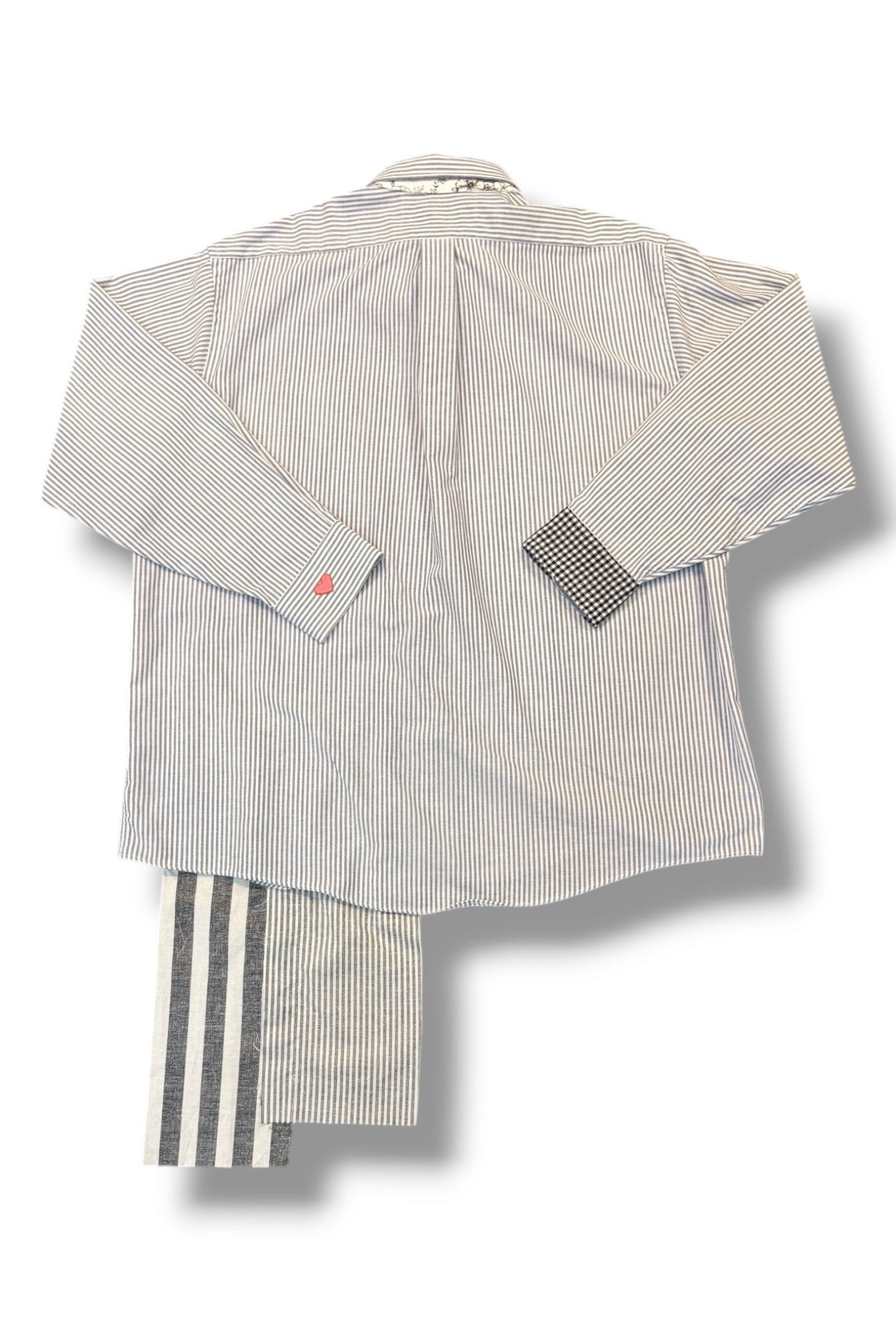 Custom Bow and Patchwork Button-Up