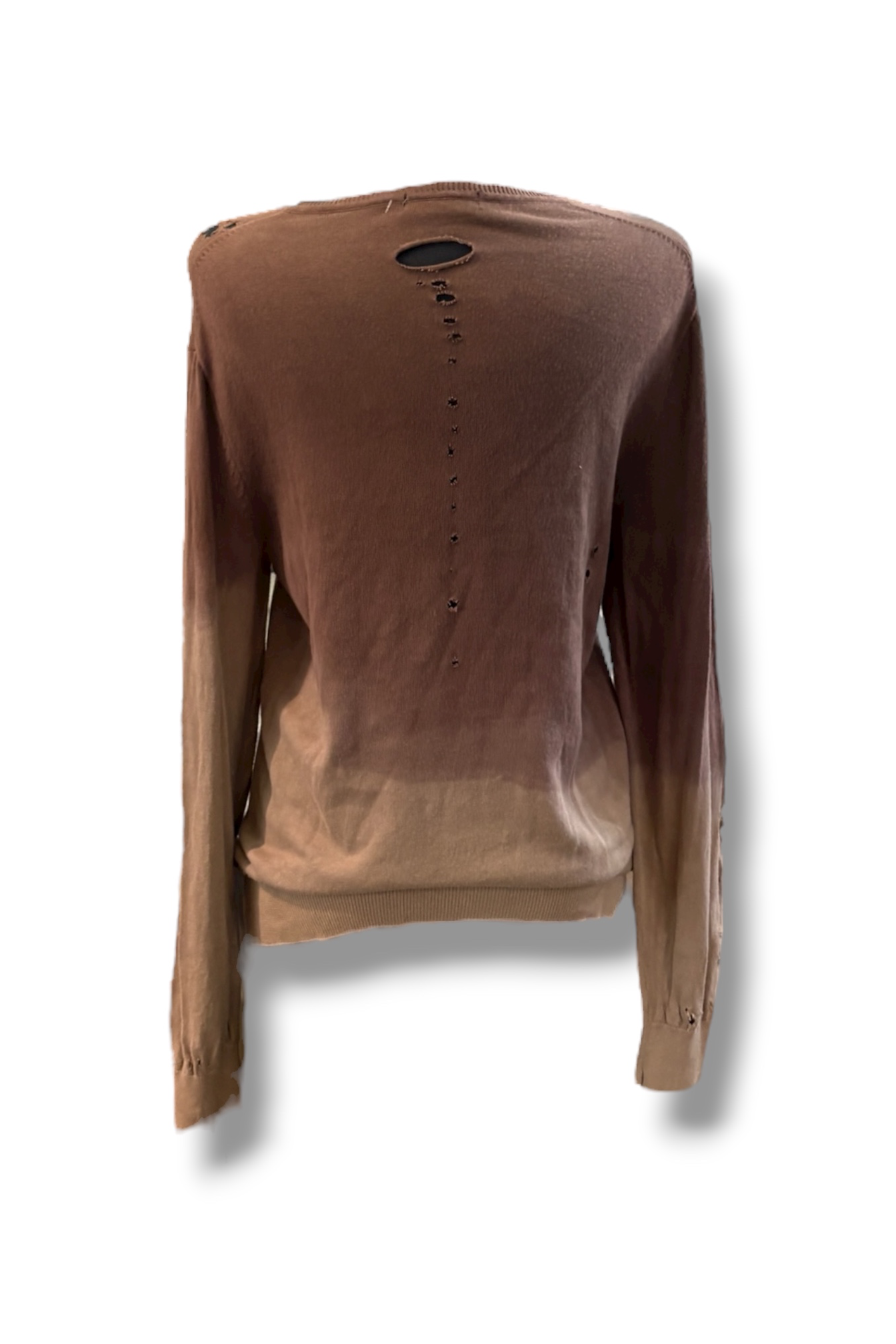Custom Torn Ombré Sweater