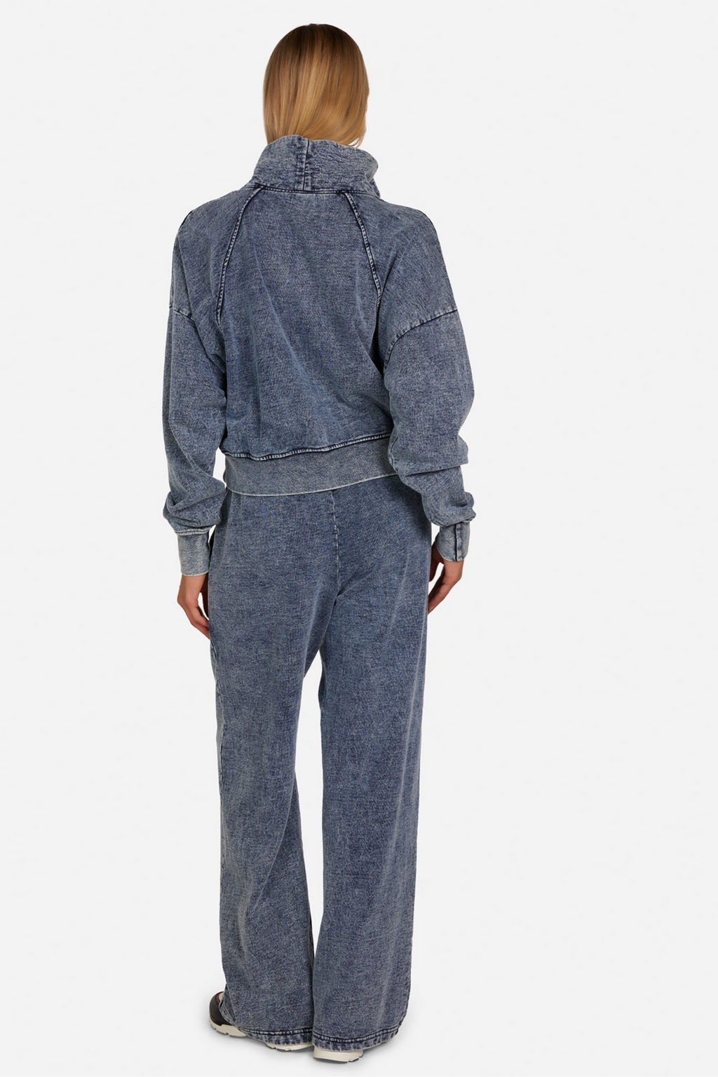 Michael Lauren Maui Fly Front Wide Leg Pants