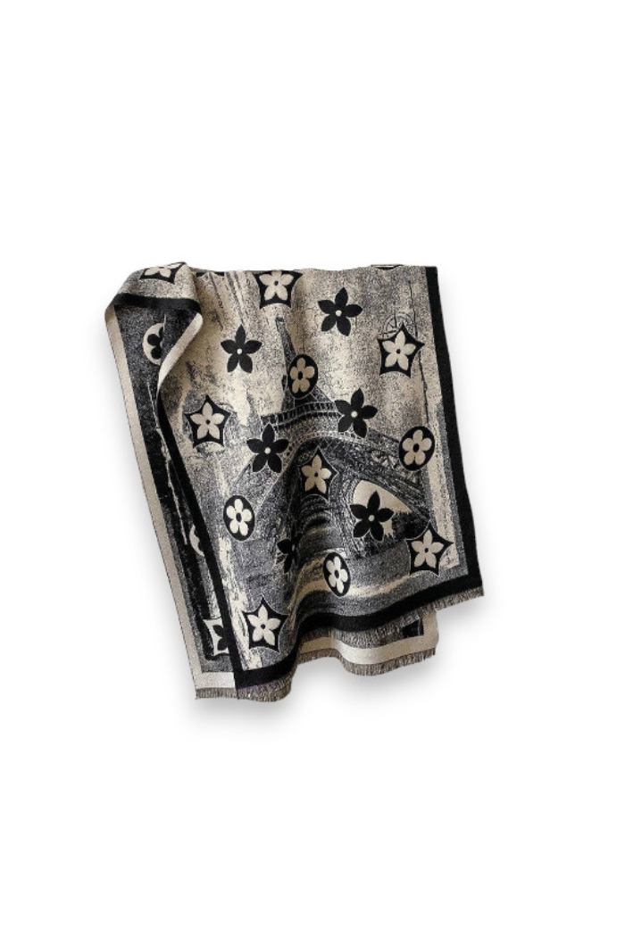 Cashmere-Like Horse Print Scarf