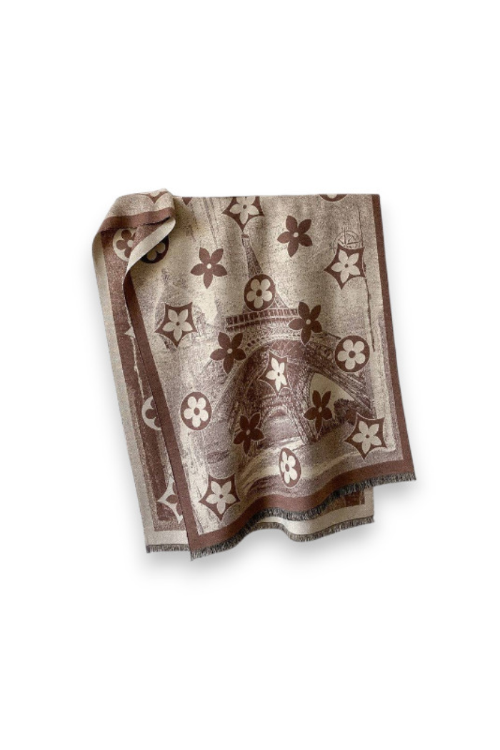 Cashmere-Like Horse Print Scarf