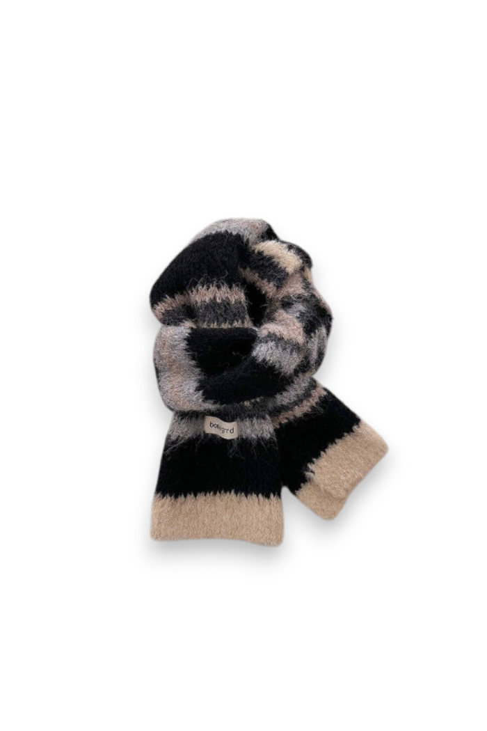 Long Horizontal Striped Scarf