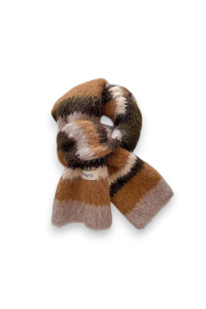 Long Horizontal Striped Scarf