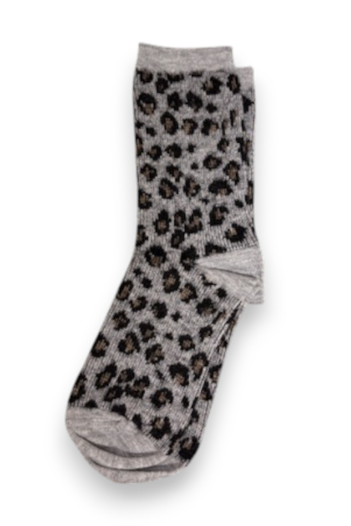 Leopard Print Lightweight Thick Socks