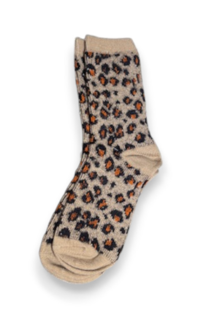 Leopard Print Lightweight Thick Socks