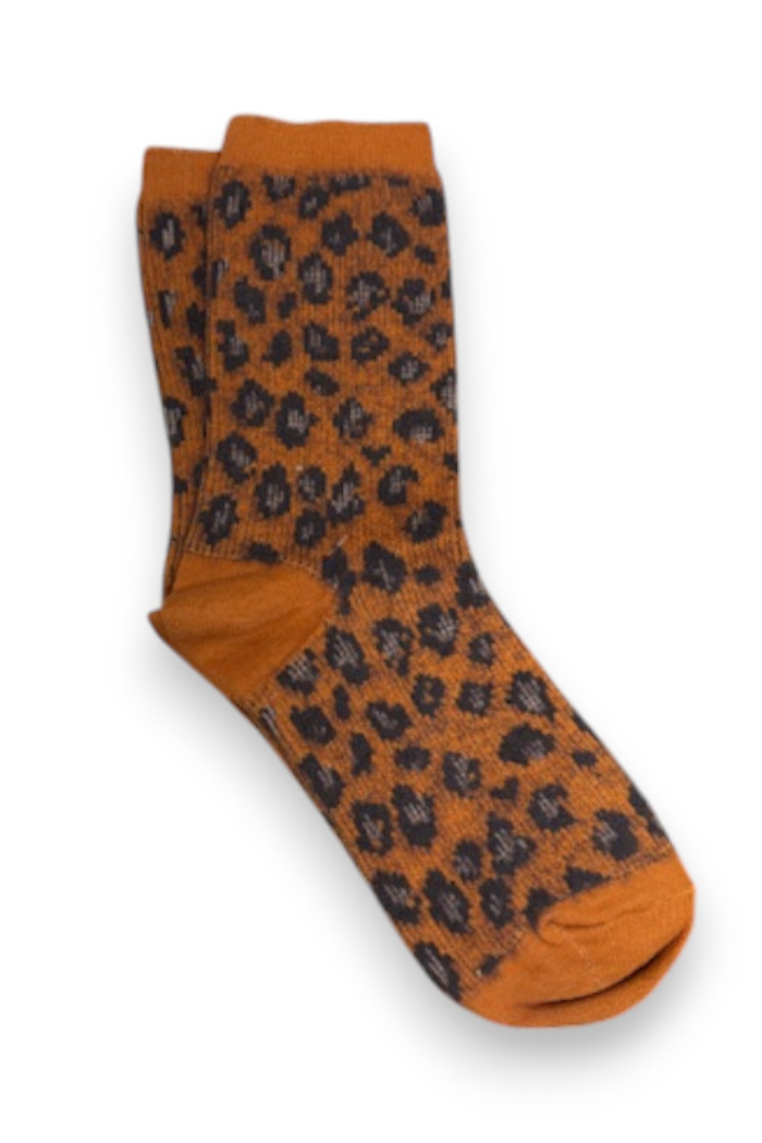 Leopard Print Lightweight Thick Socks
