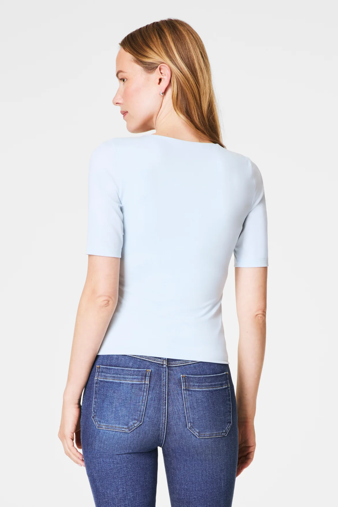 SPANXsmooth Jersey V-Neck Tee