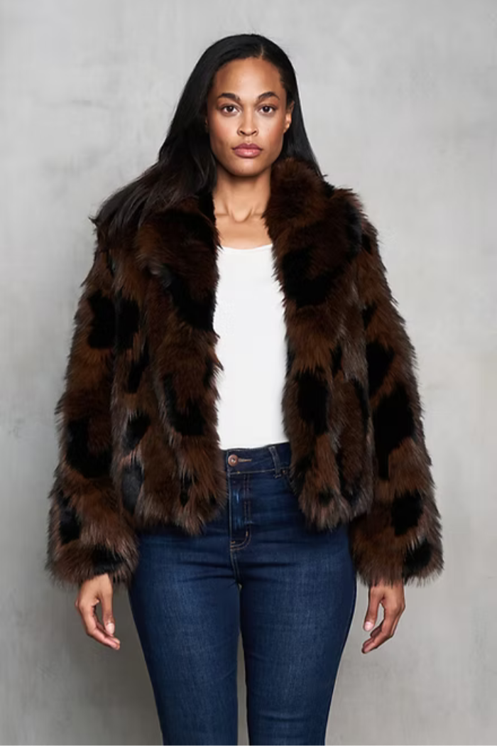 Faux Mink Jacket